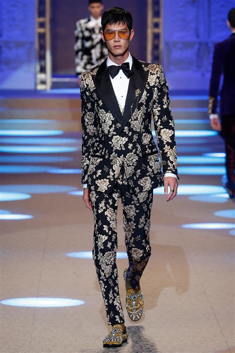 dolce gabbana floral menswear|dolce and gabbana masculine.